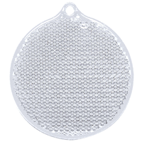 Заказать Пешеходный светоотражатель «Круг», белый