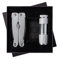 Заказать Набор Handmaster: фонарик и мультитул, серебристый