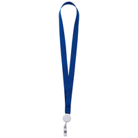 Заказать Лента для бейджа с ретрактором Retract, синяя