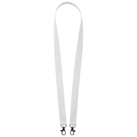 Заказать Лента для бейджа с 2 карабинами Carabine Duo, белая