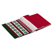 Заказать Шарф Happy View, красный с зеленым