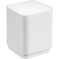 Заказать Беспроводная колонка с подсветкой гравировки Glim, белая