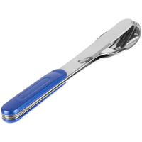 Заказать Набор походных столовых приборов Campsite, синий